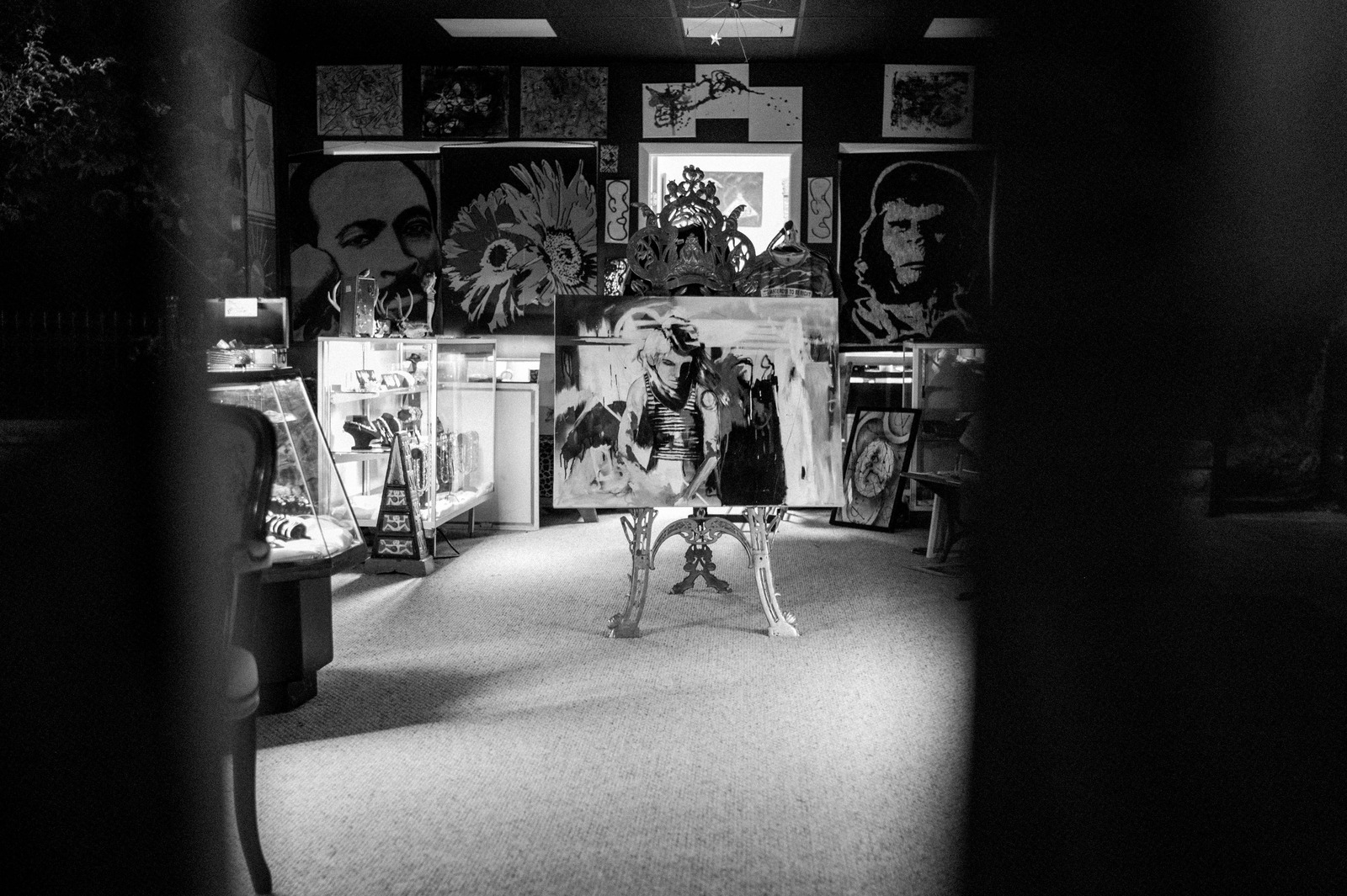 Eerie Art Gallery Encounter