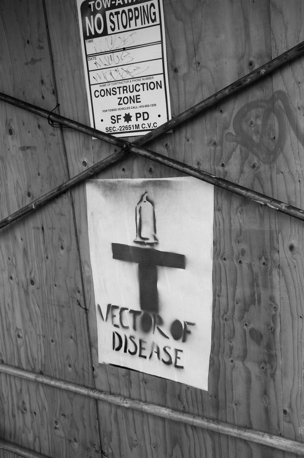 Urban Protest on Wood