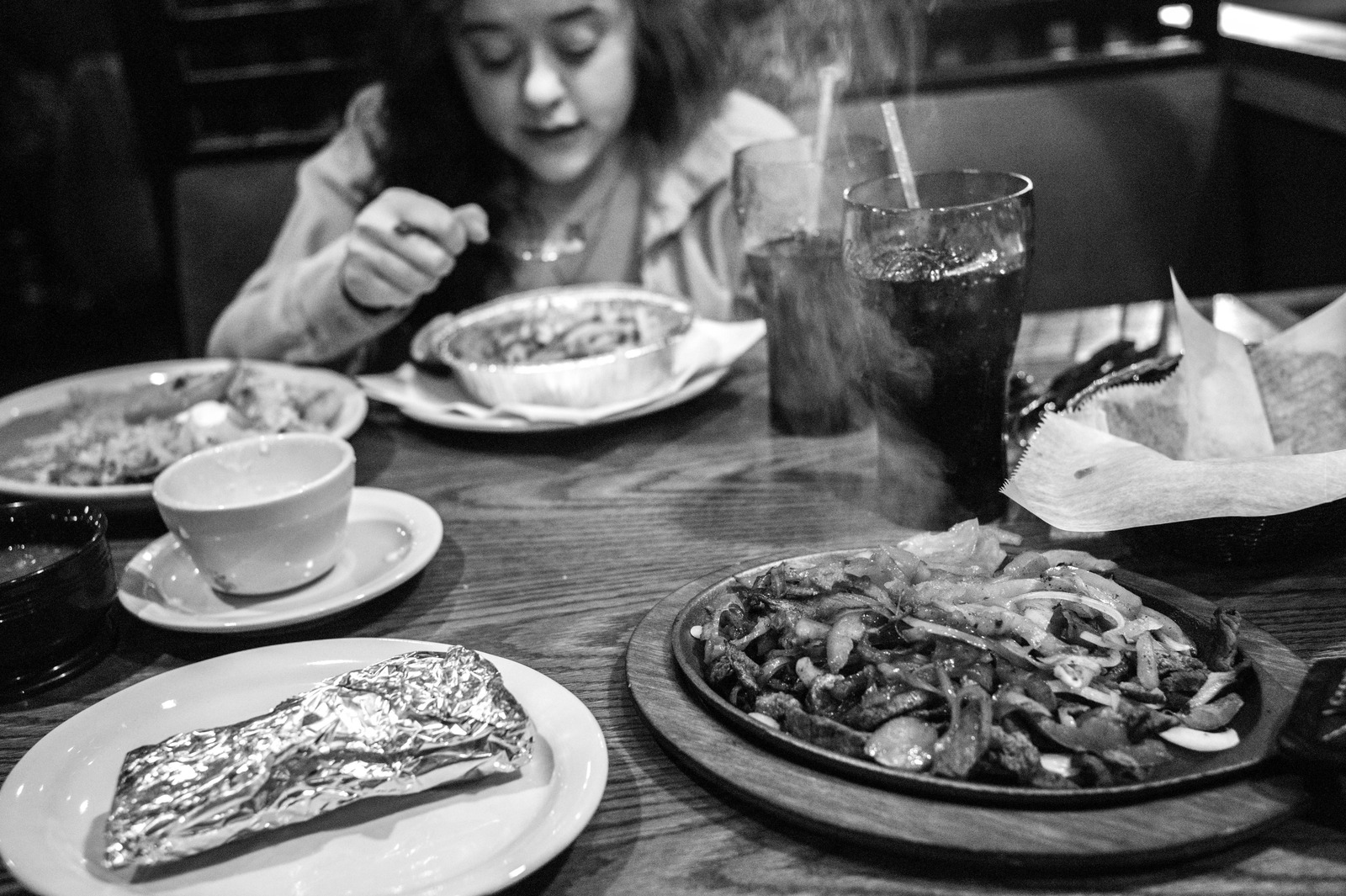 Dining in Monochrome