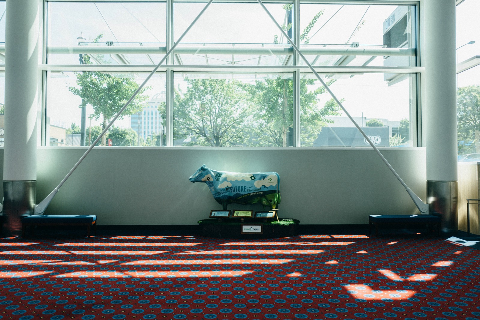 Whimsical Cow Display