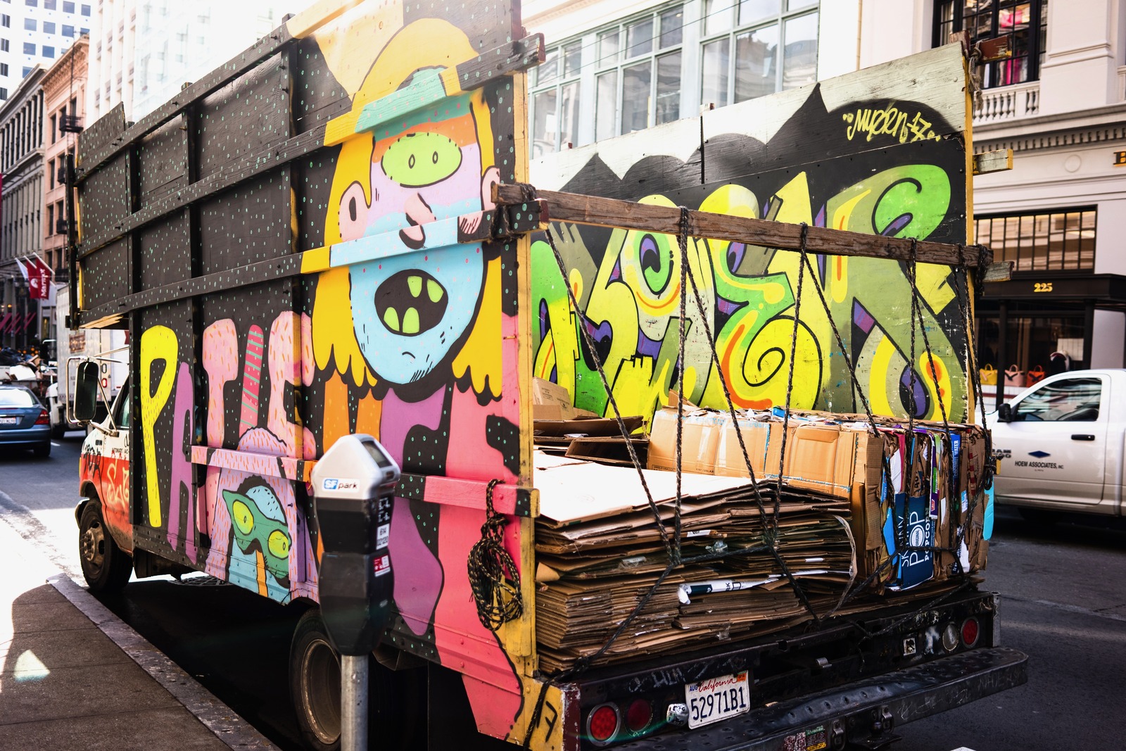Urban Vibes: Graffiti Truck