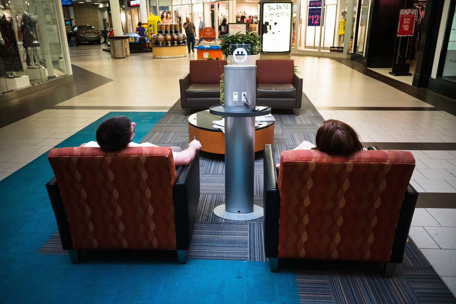 Quiet Moments in a Mall
