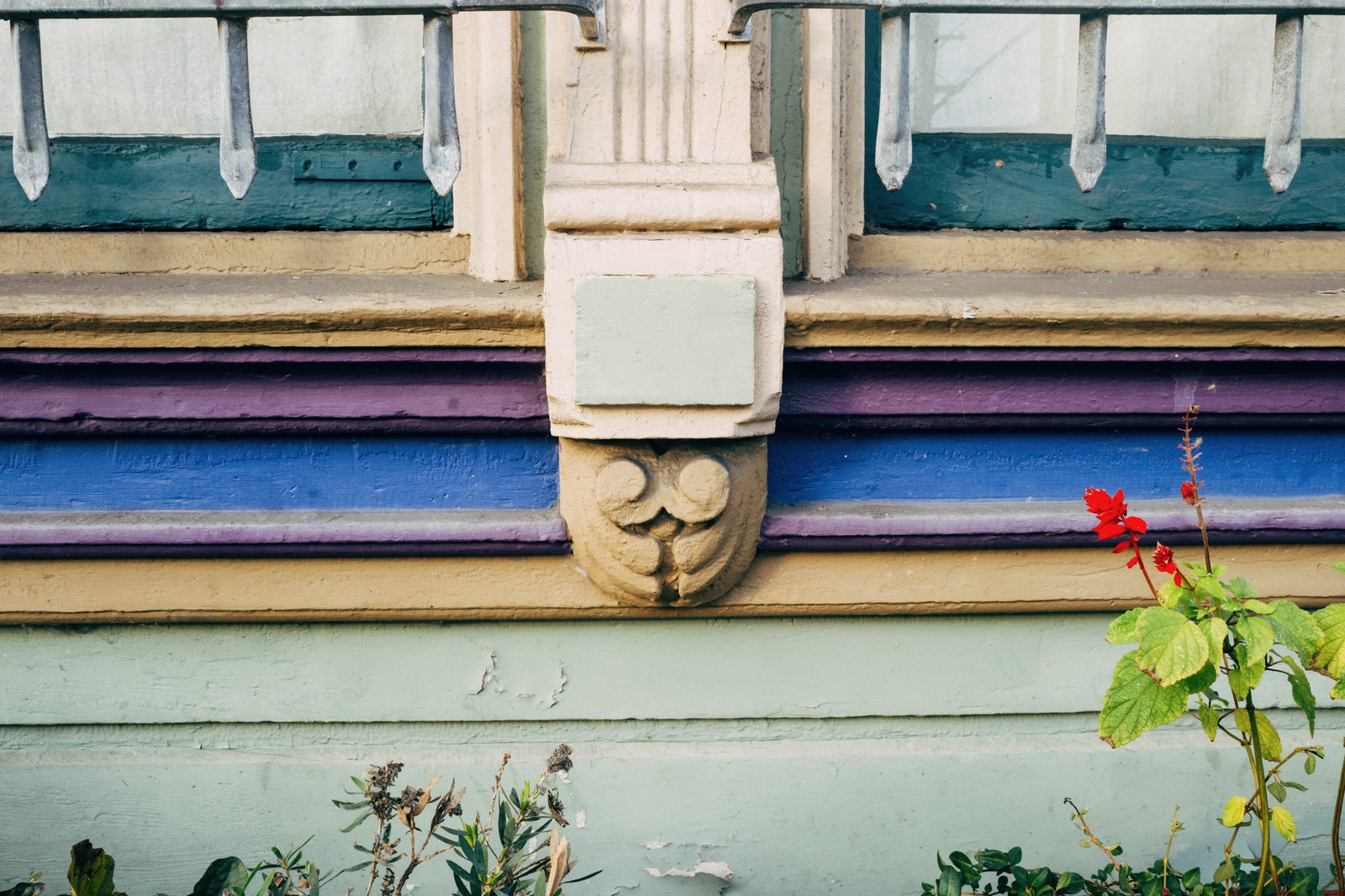 Colorful Architectural Detail