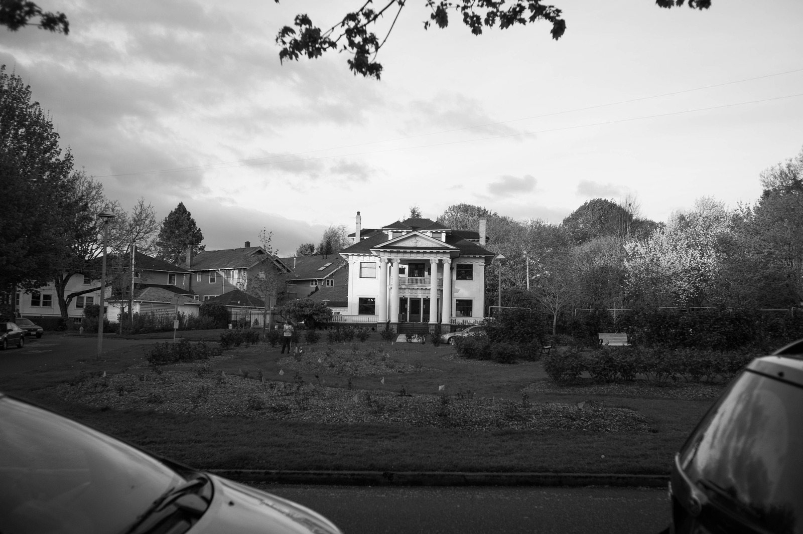 Elegant Nostalgia in Monochrome