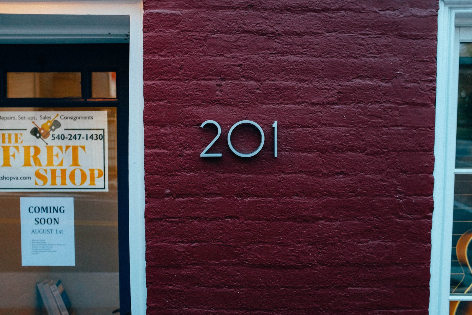 The Fret Shop Entrance