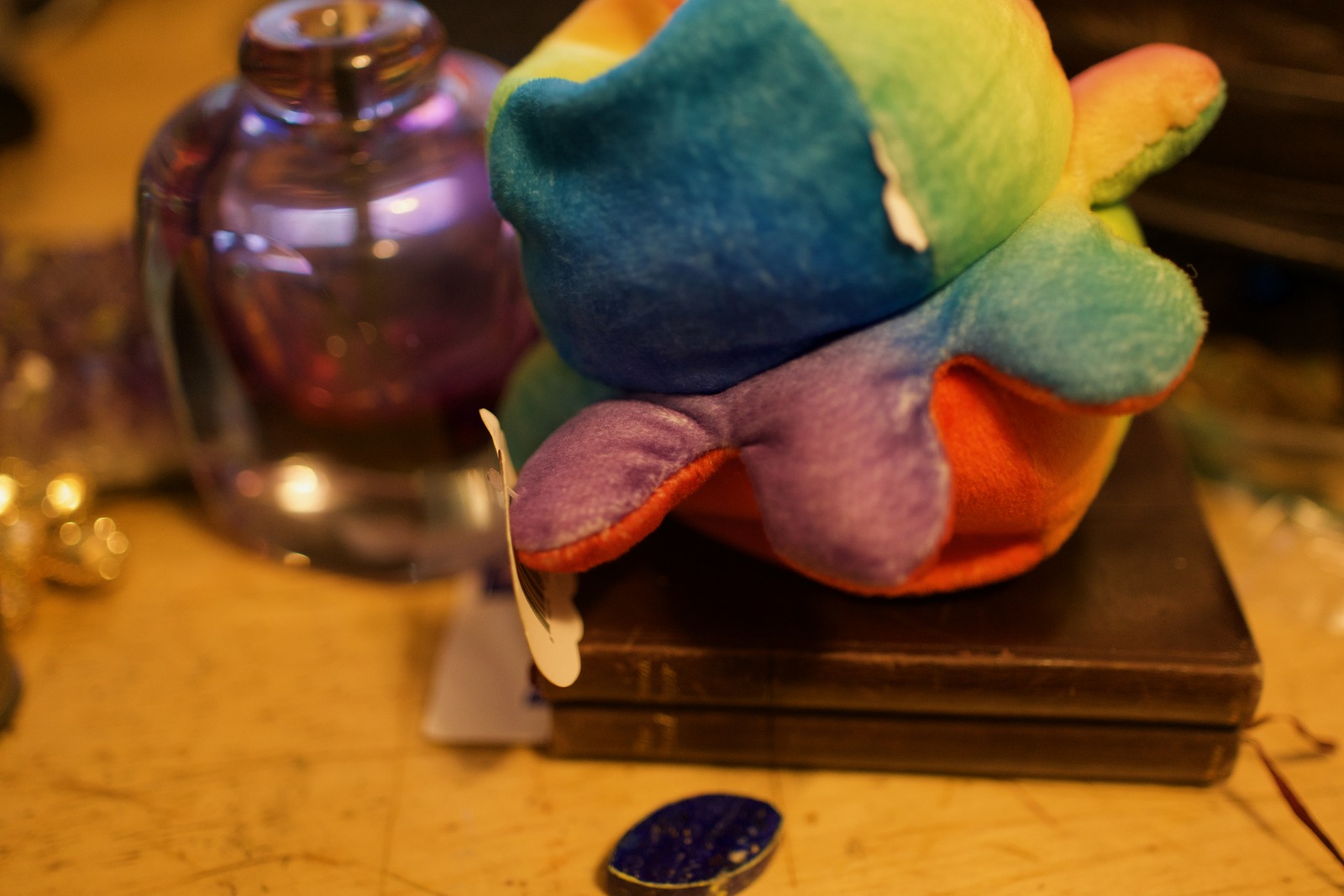 Vibrant Whimsy on Disarrayed Desk