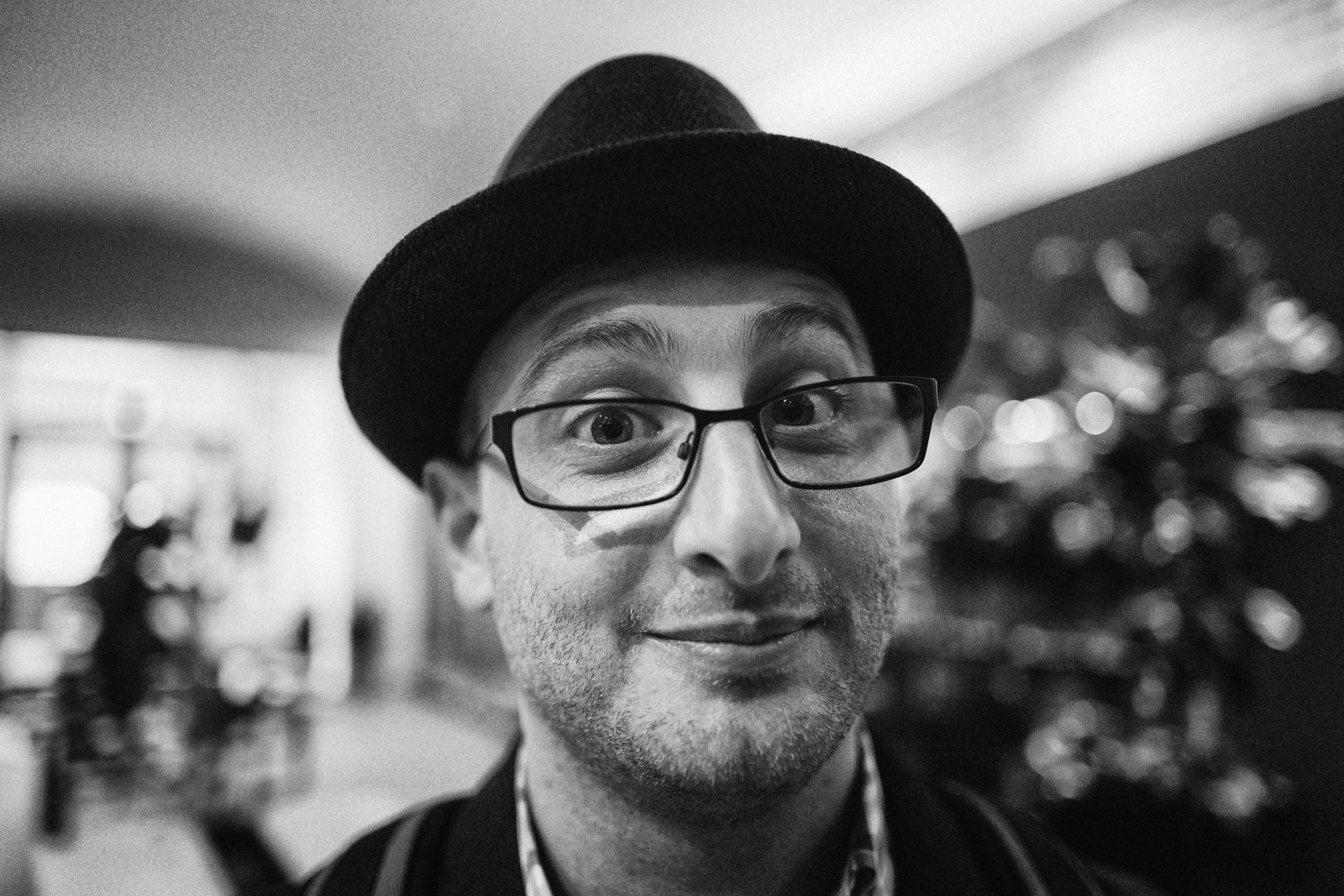 Quirky Charm in Monochrome