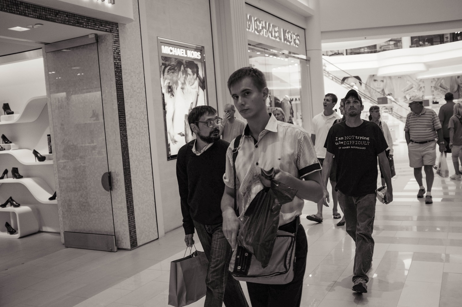 Urban Stroll in Monochrome