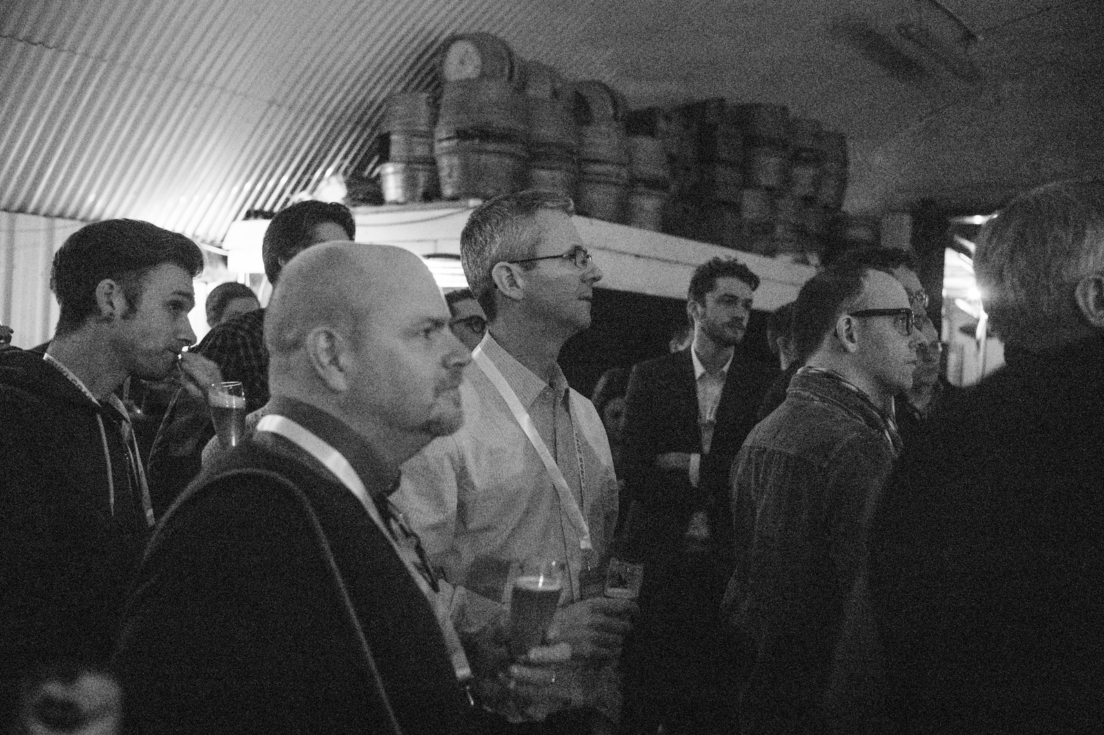 Engaged Audience in Dim Light