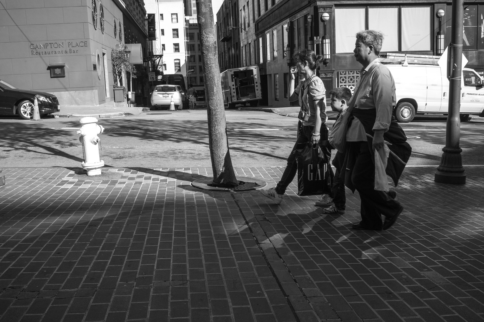 Urban Stroll in Monochrome