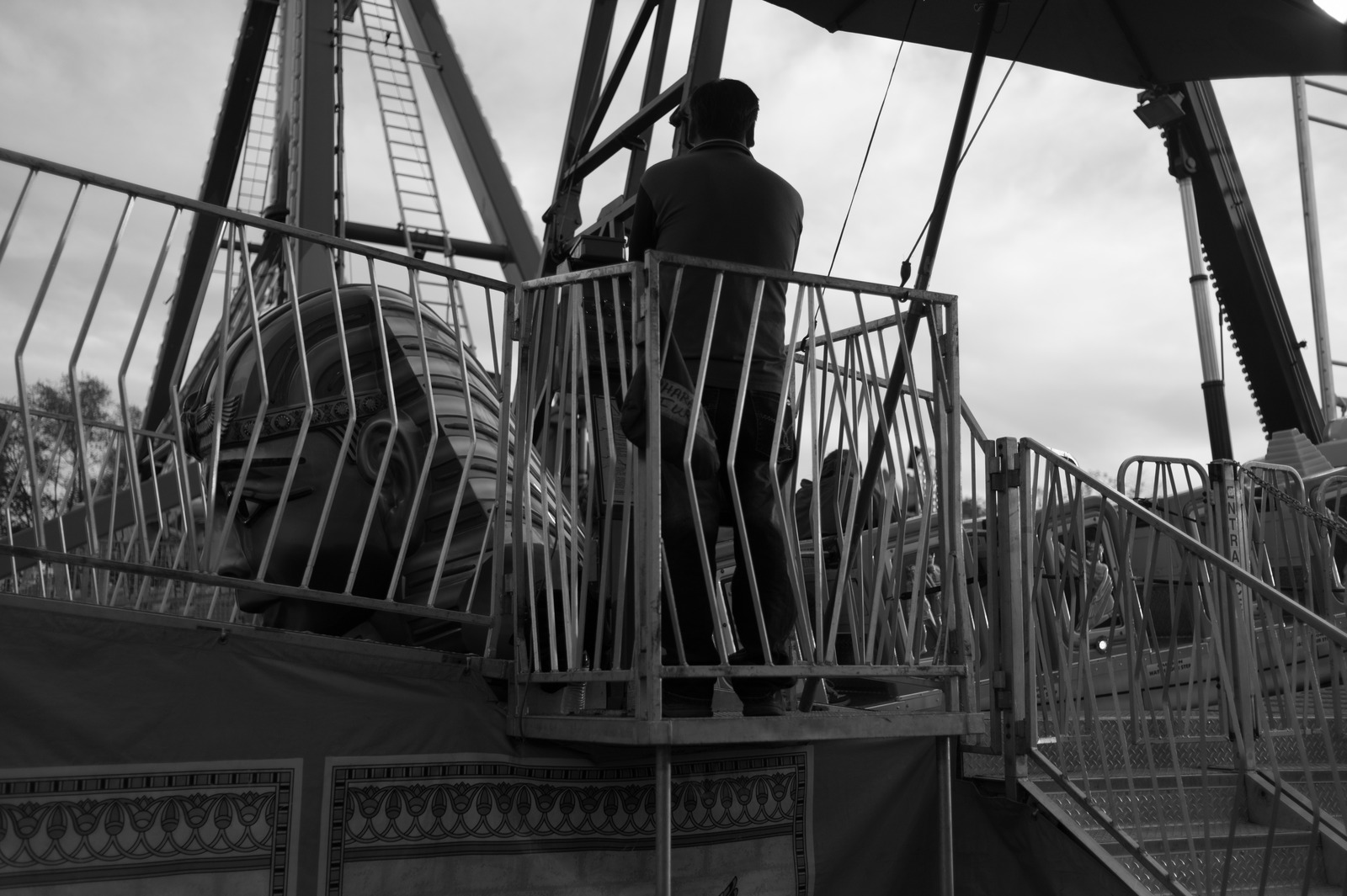 Lonely Watcher at the Fair