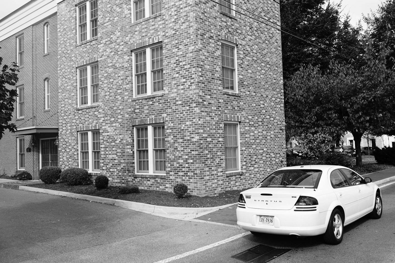 Urban Stillness in Black and White