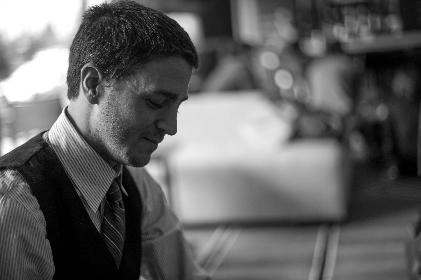 Contemplation in Monochrome