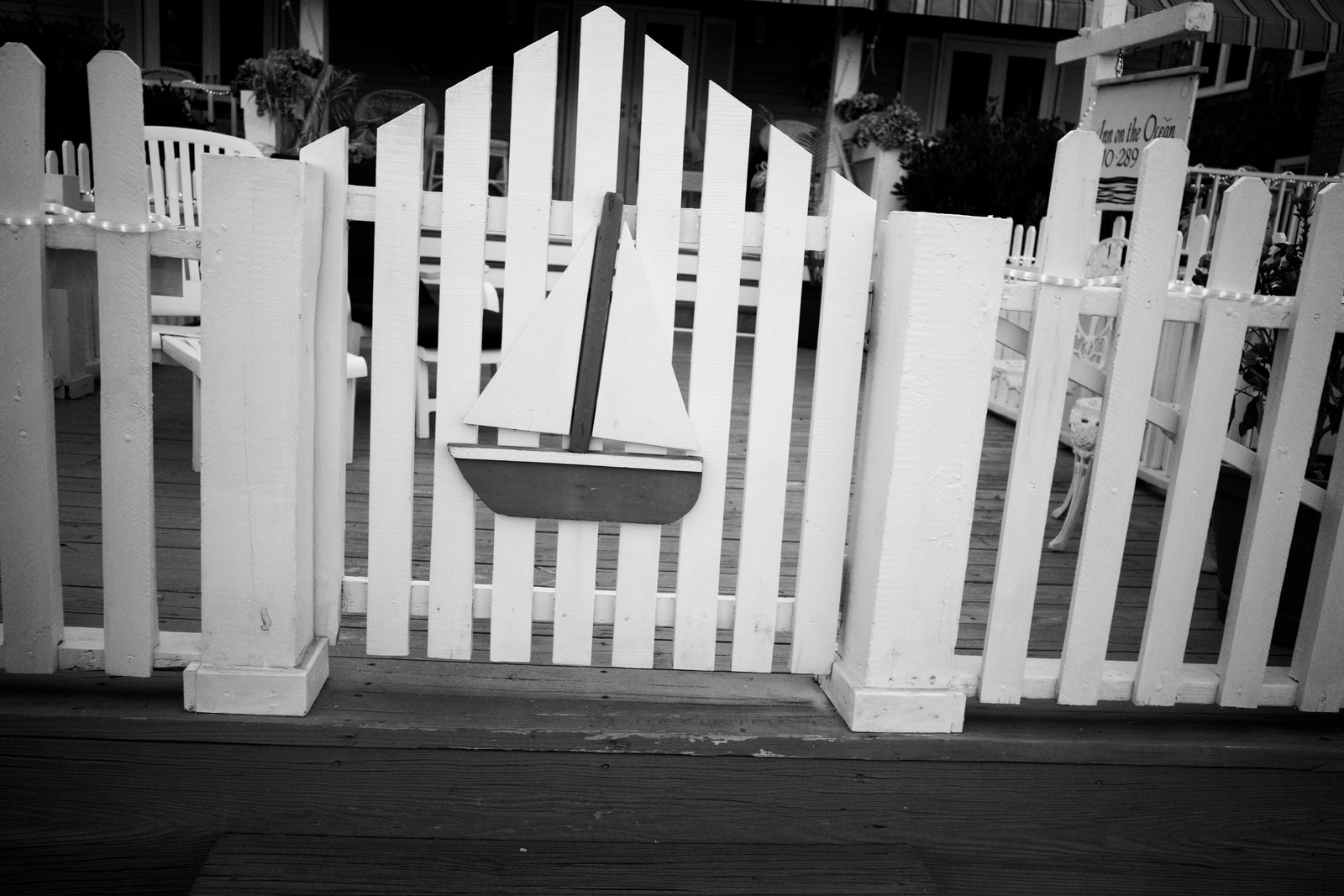 Nautical Charm Behind the Gate