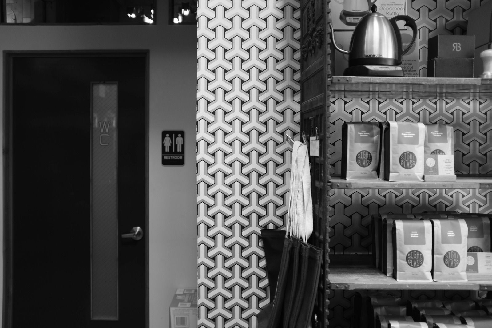 Monochrome Cafe Vibes