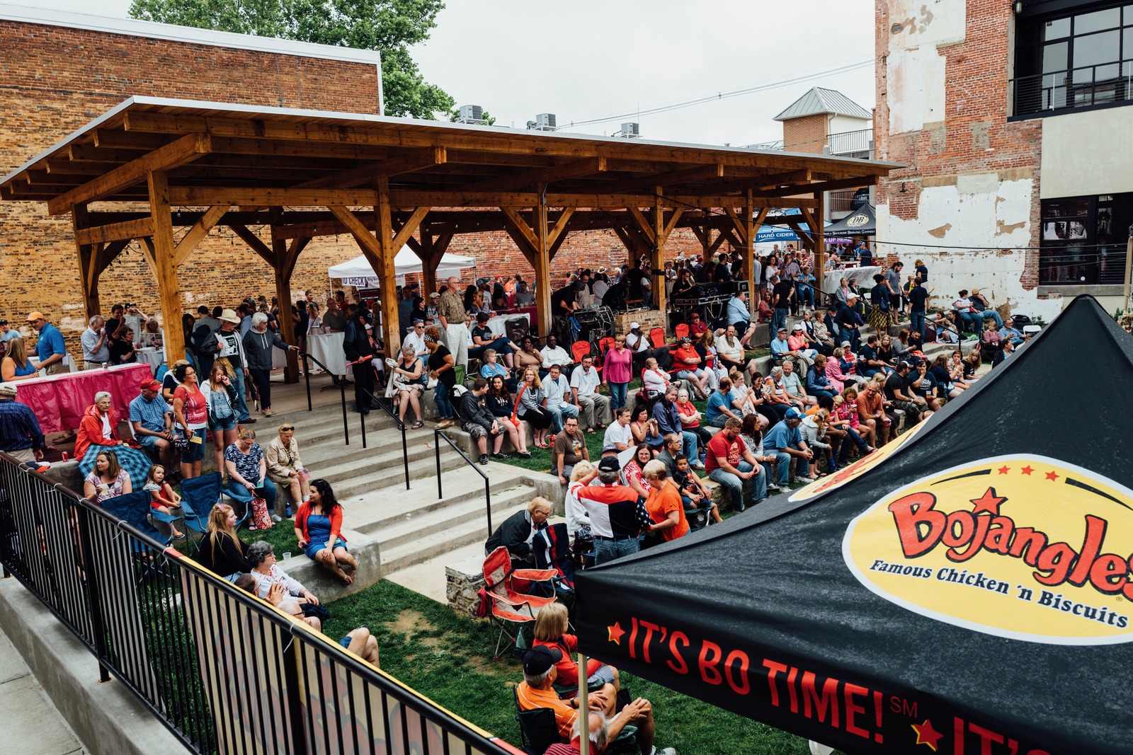 Gathering Under the Pavilion
