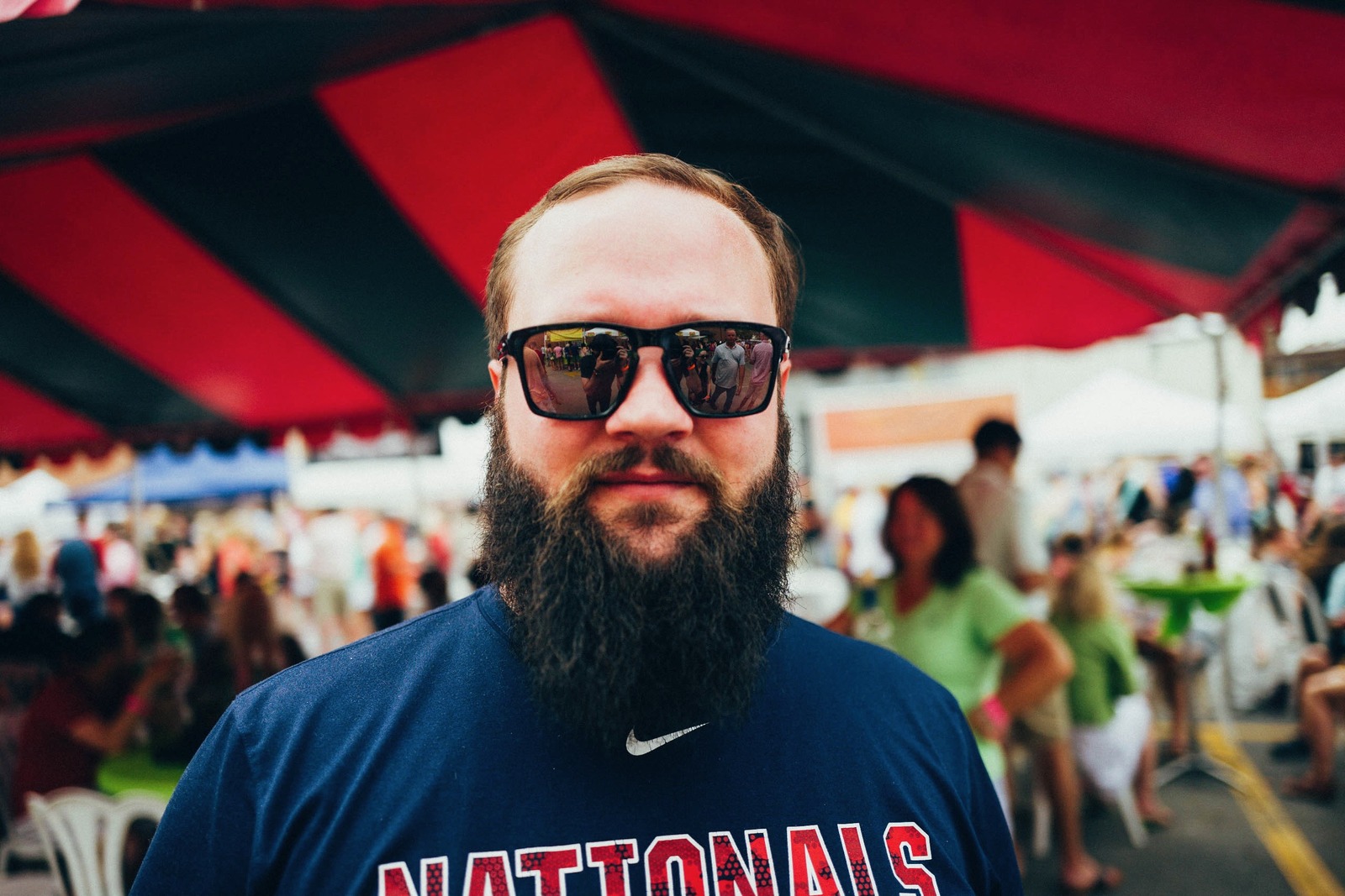 Portrait at a Festive Market