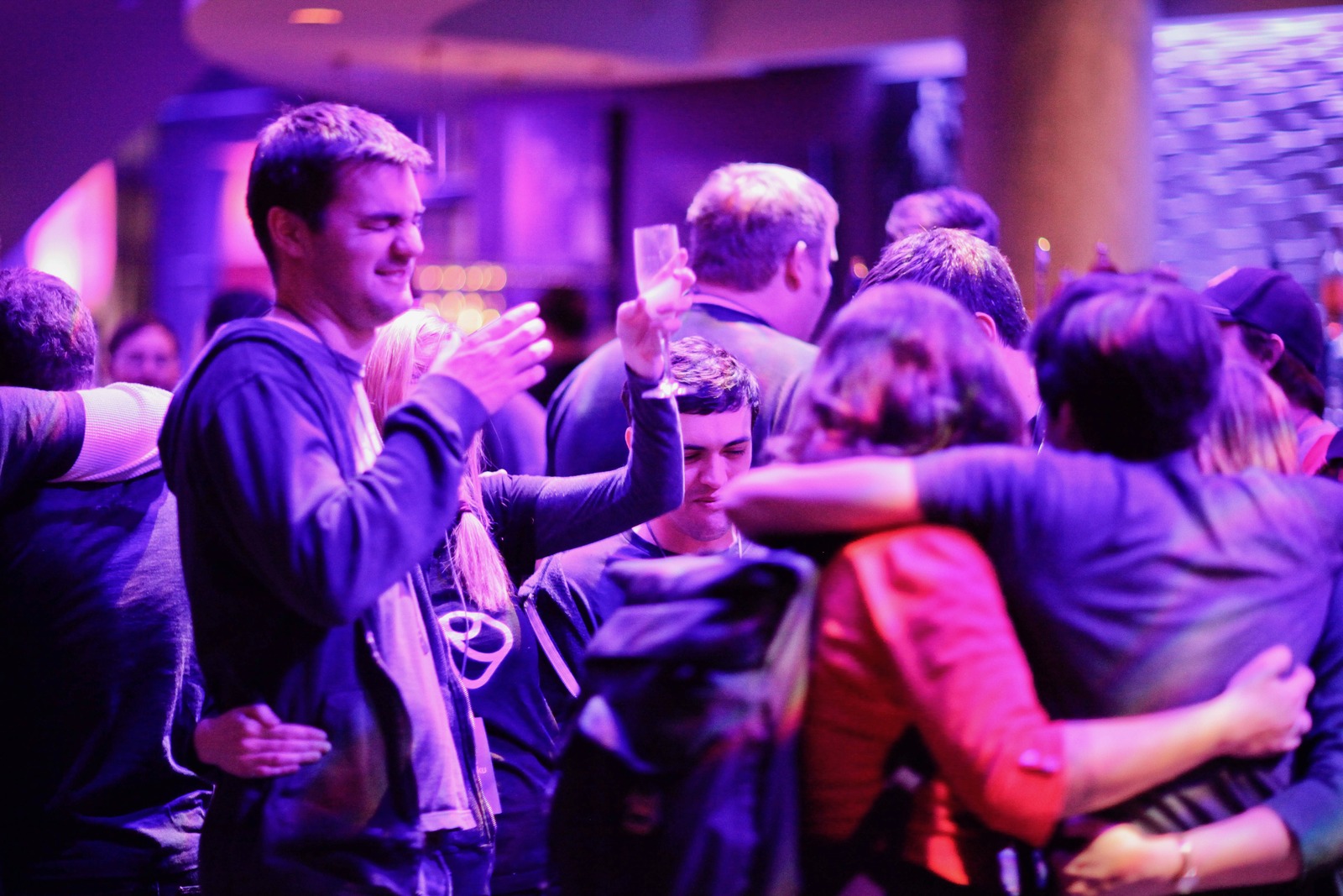 Vibrant Celebration in Motion