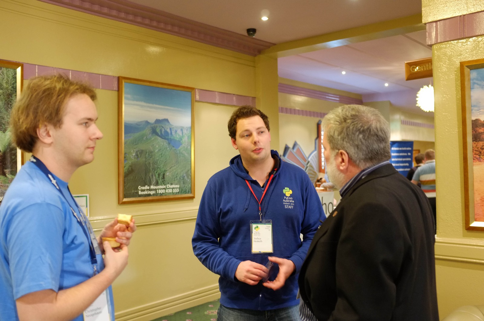 Engaged Conversation at Event