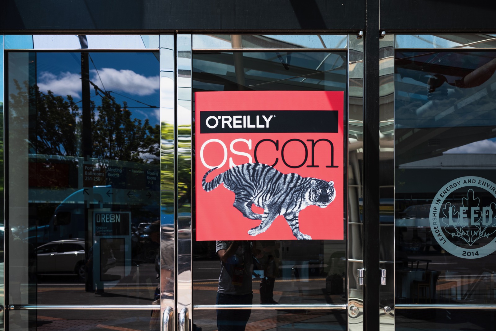 Bold Entrance to OSCON