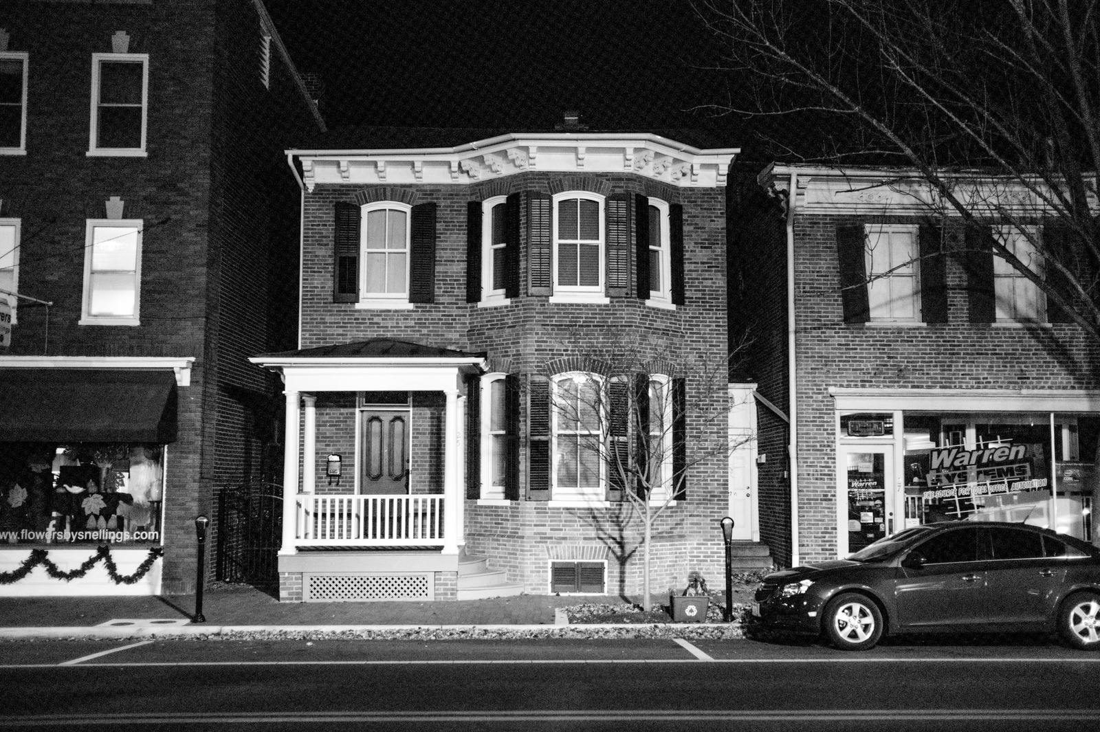 Nighttime Streetscape