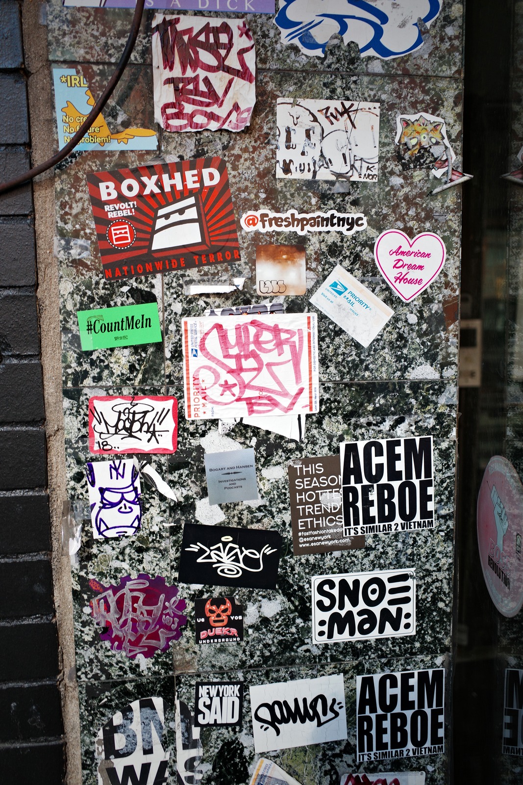 Urban Sticker Collage