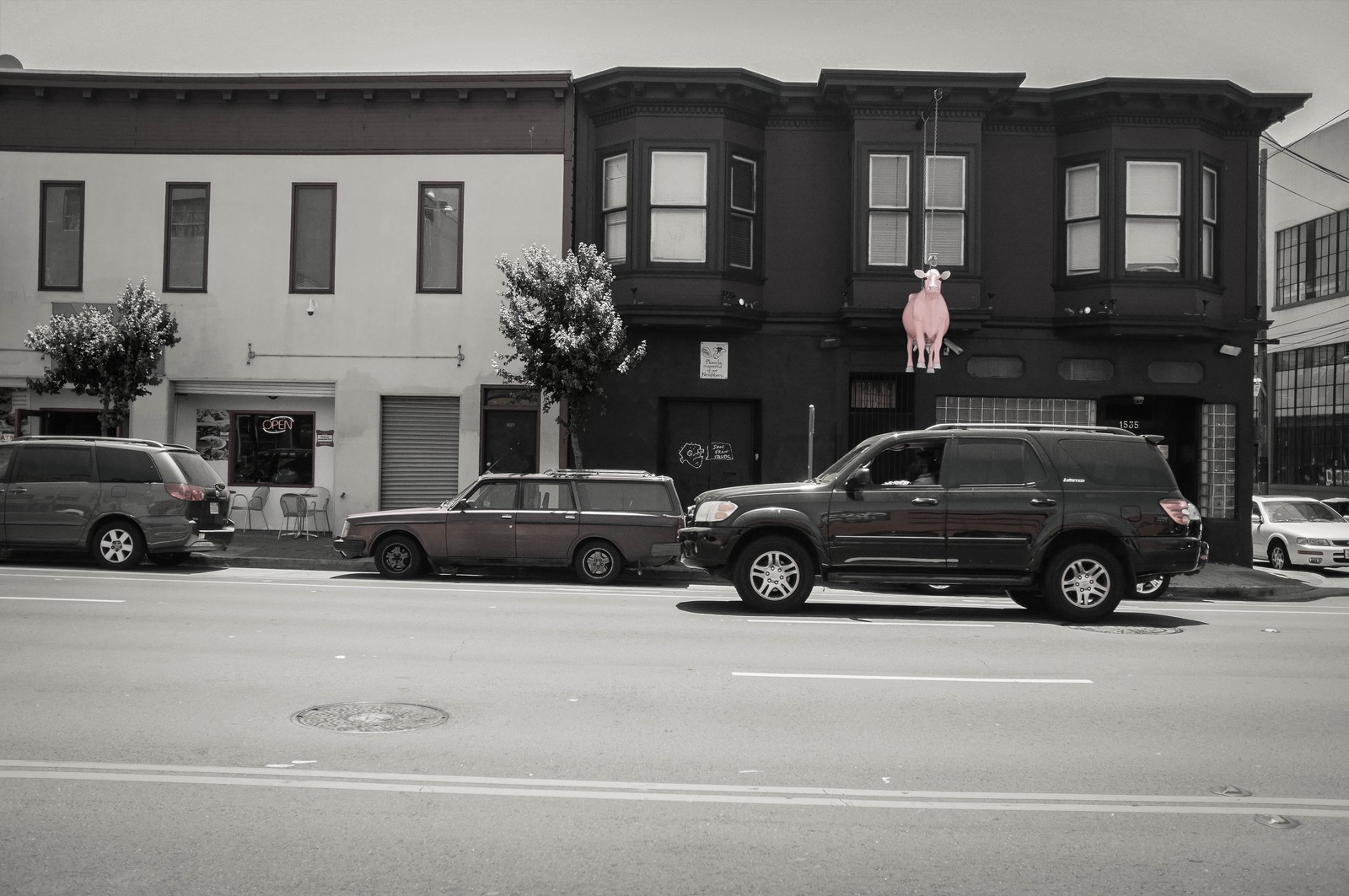 Whimsical Urban Scene