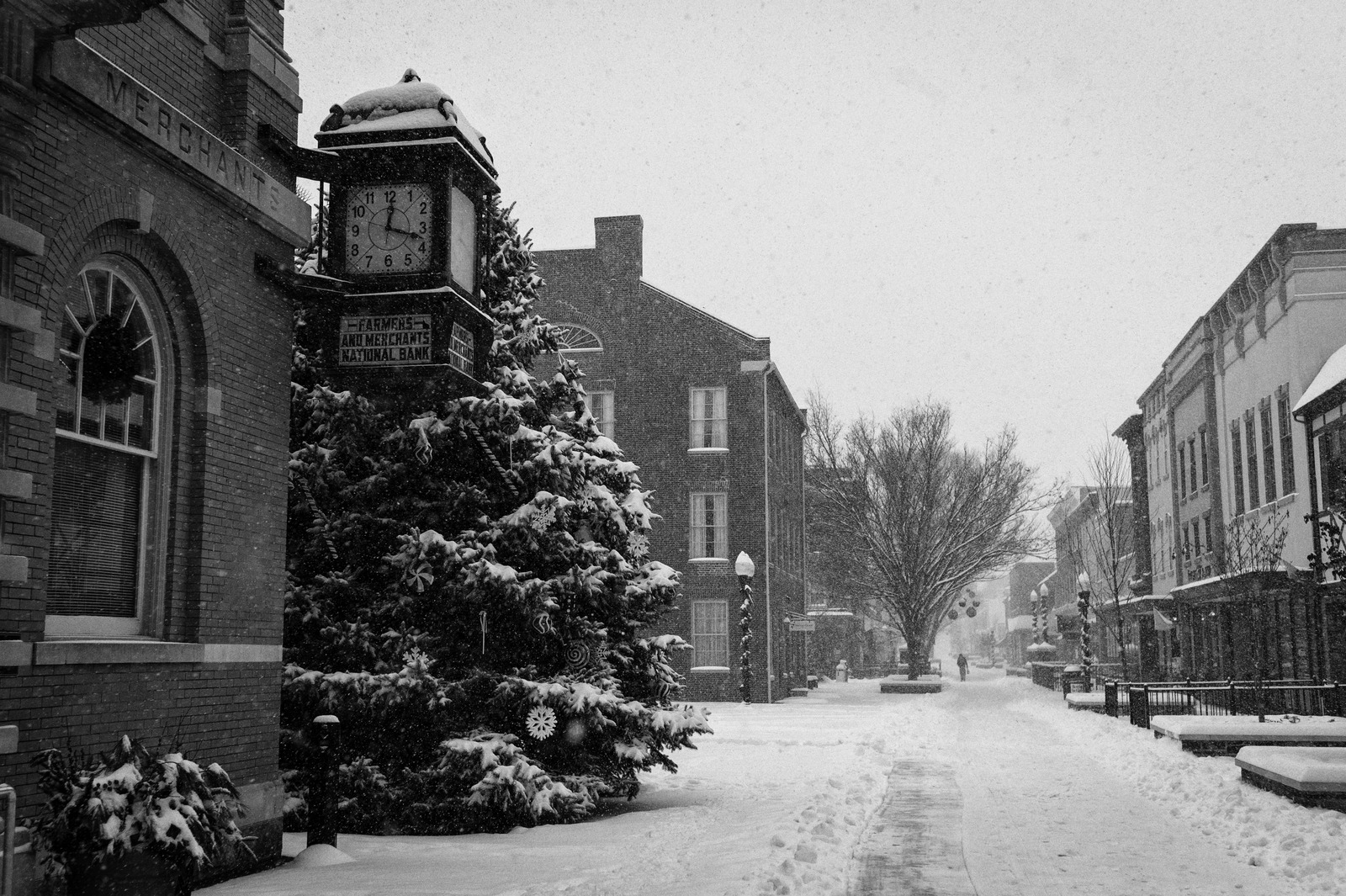Silent Winter Street