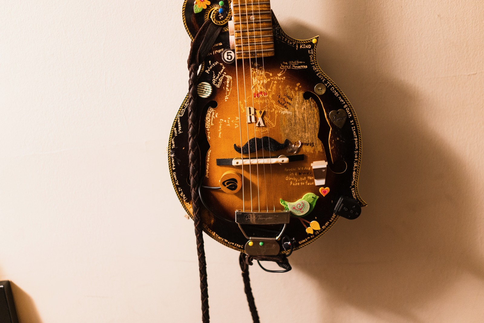 Whimsical Mandolin Charm