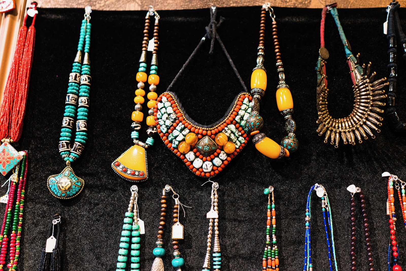 Colorful Array of Necklaces
