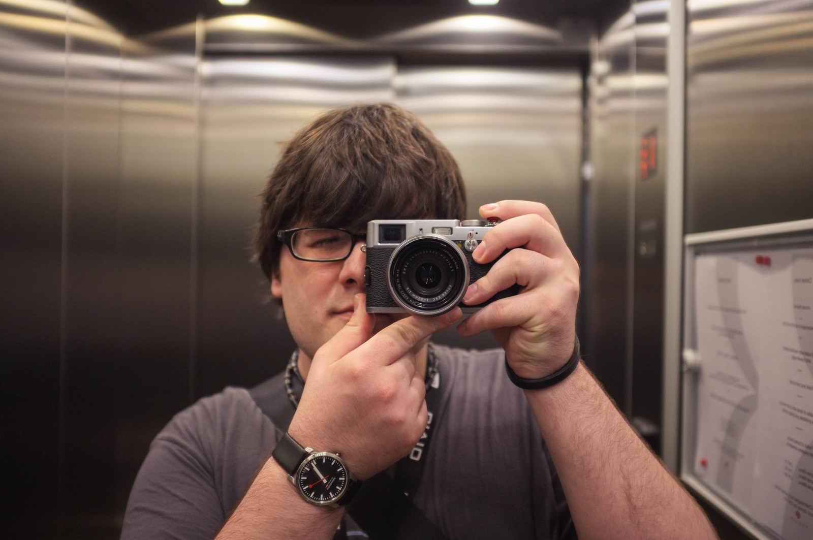 Elevator Self-Portrait