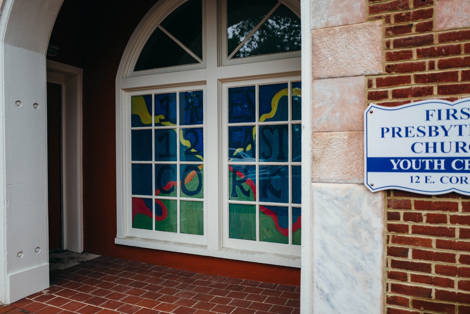Vibrant Church Entrance