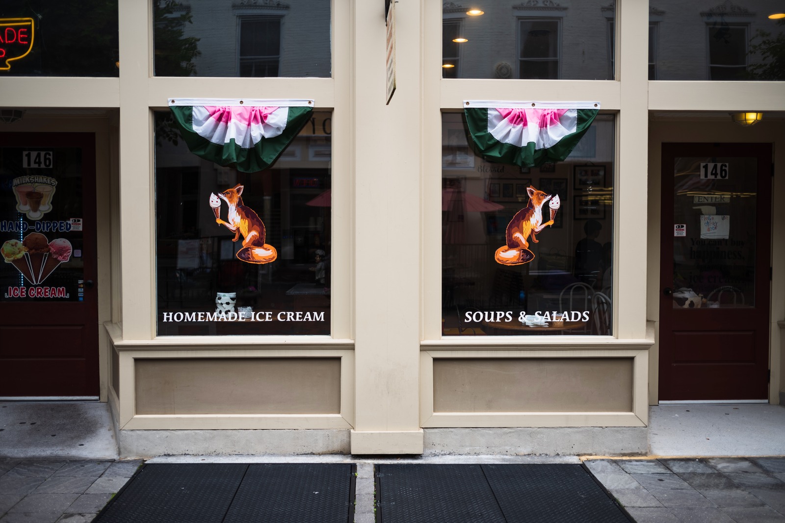 Charming Ice Cream Facade