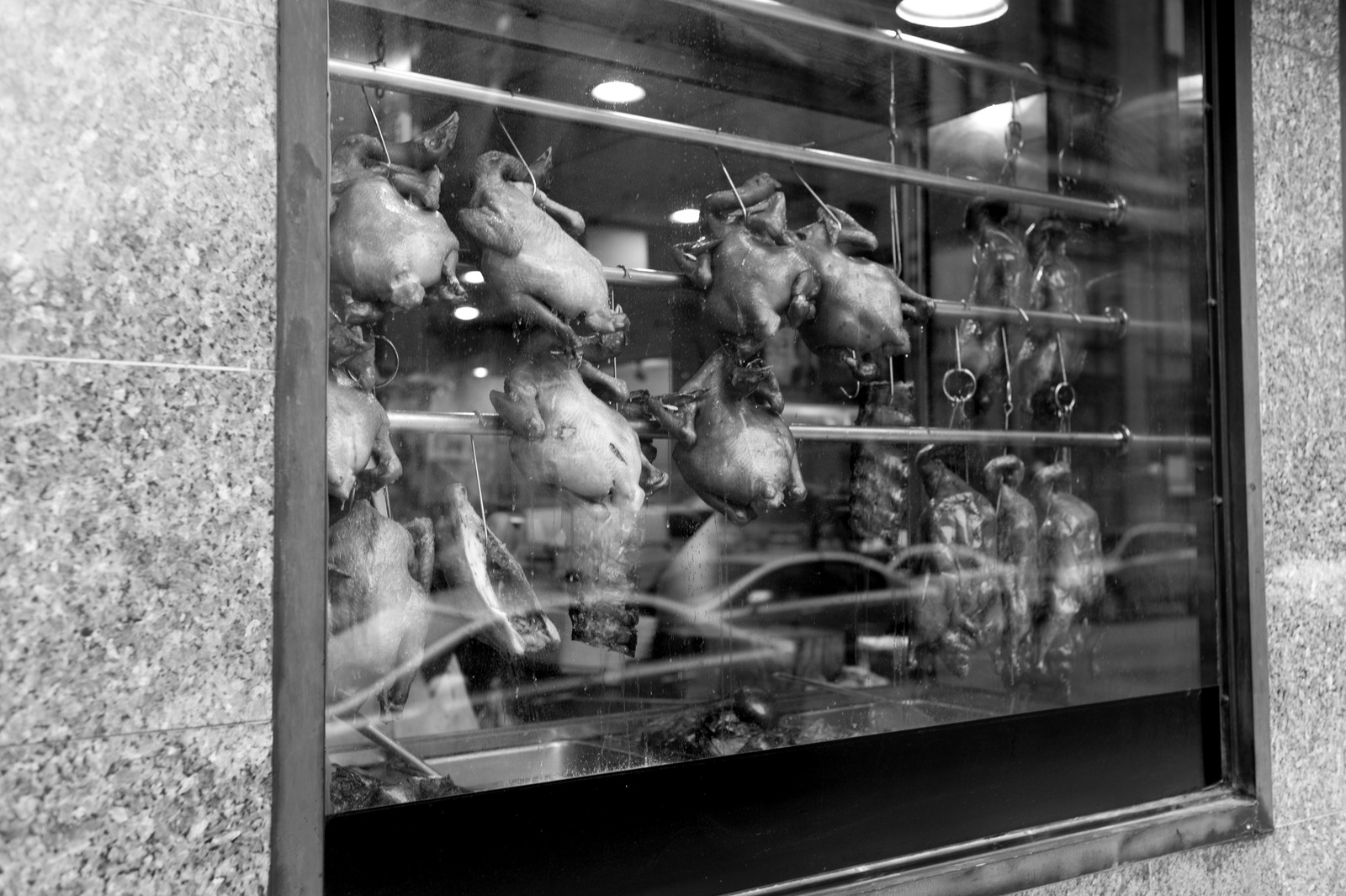 Culinary Display in Monochrome
