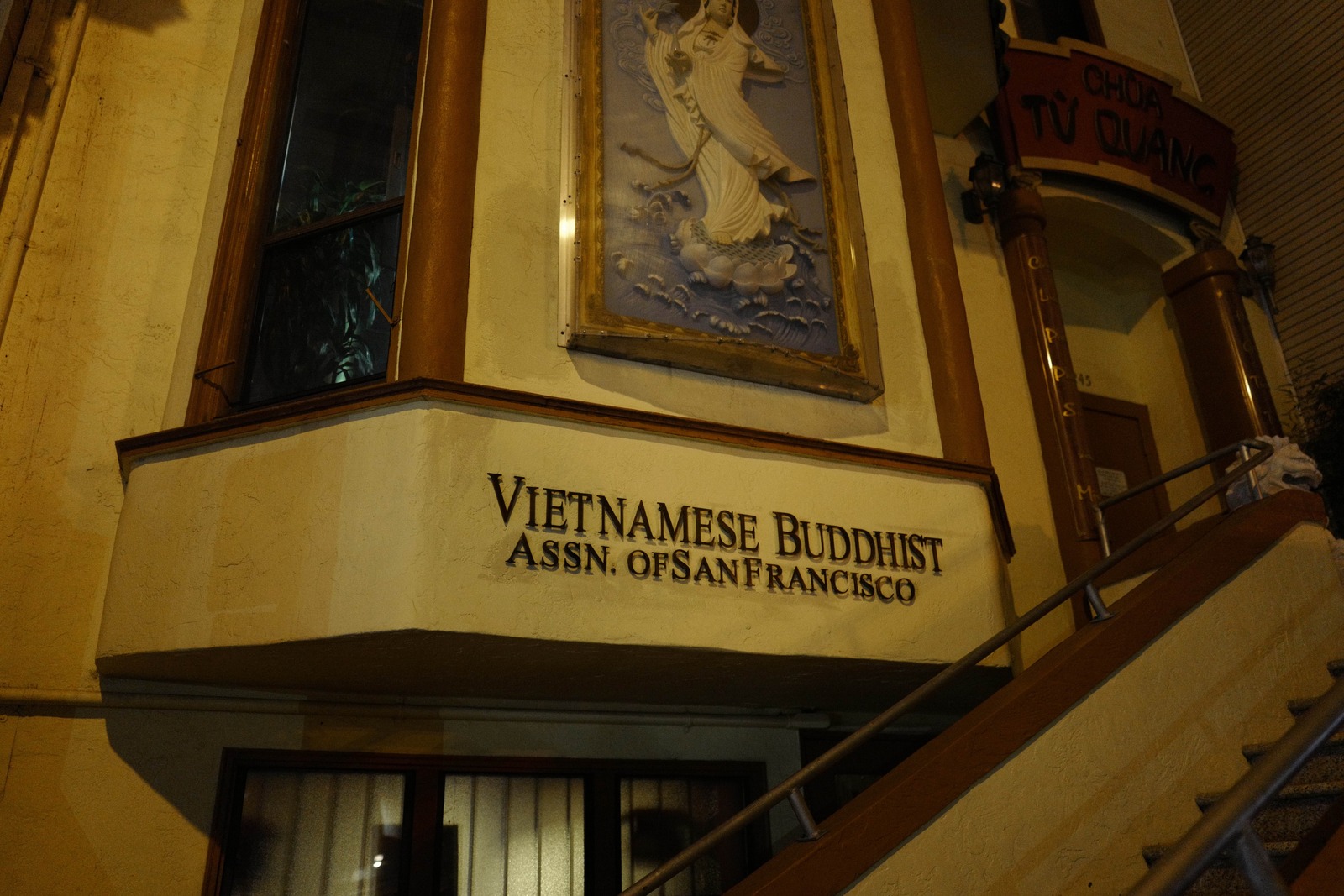 Serene Night at the Temple