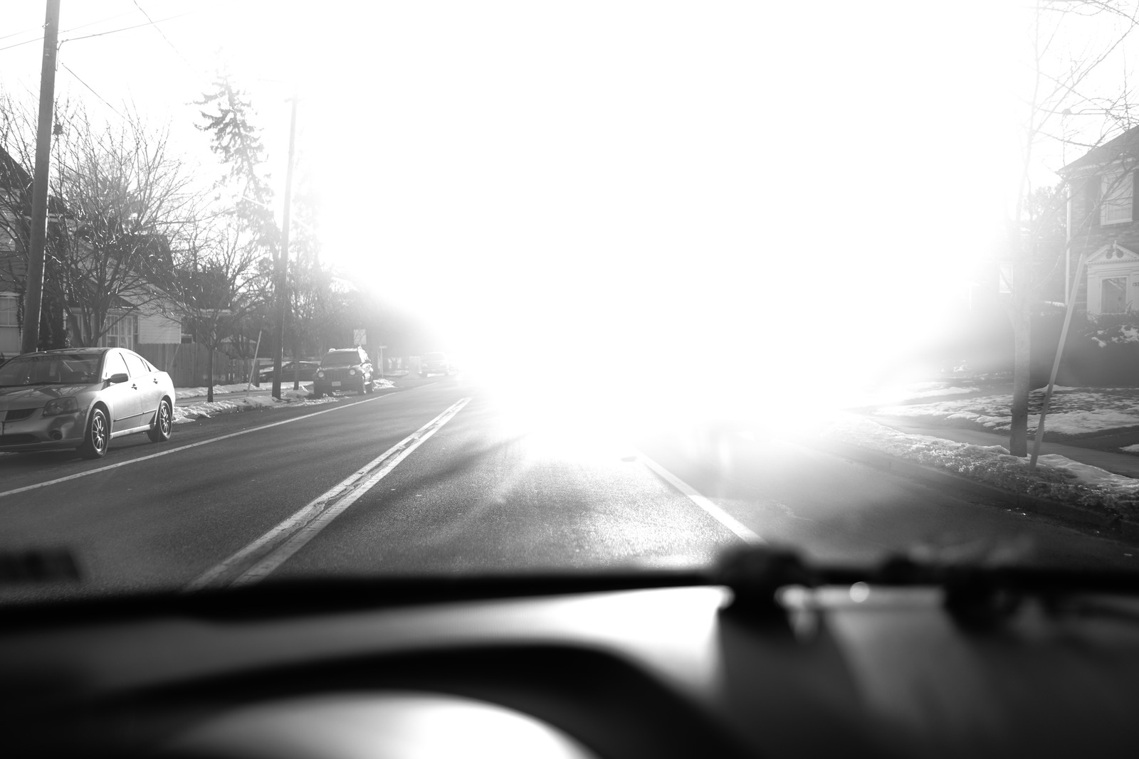 Glare on the Road