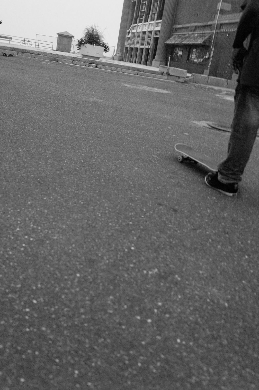 Urban Skateboarder in Motion