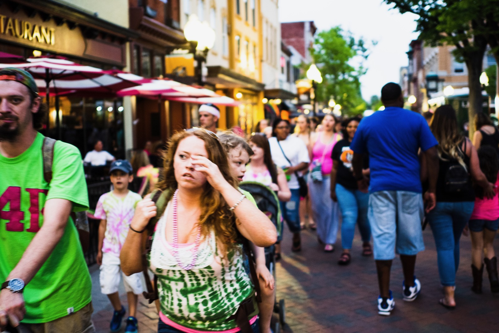 Evening Stroll in the City