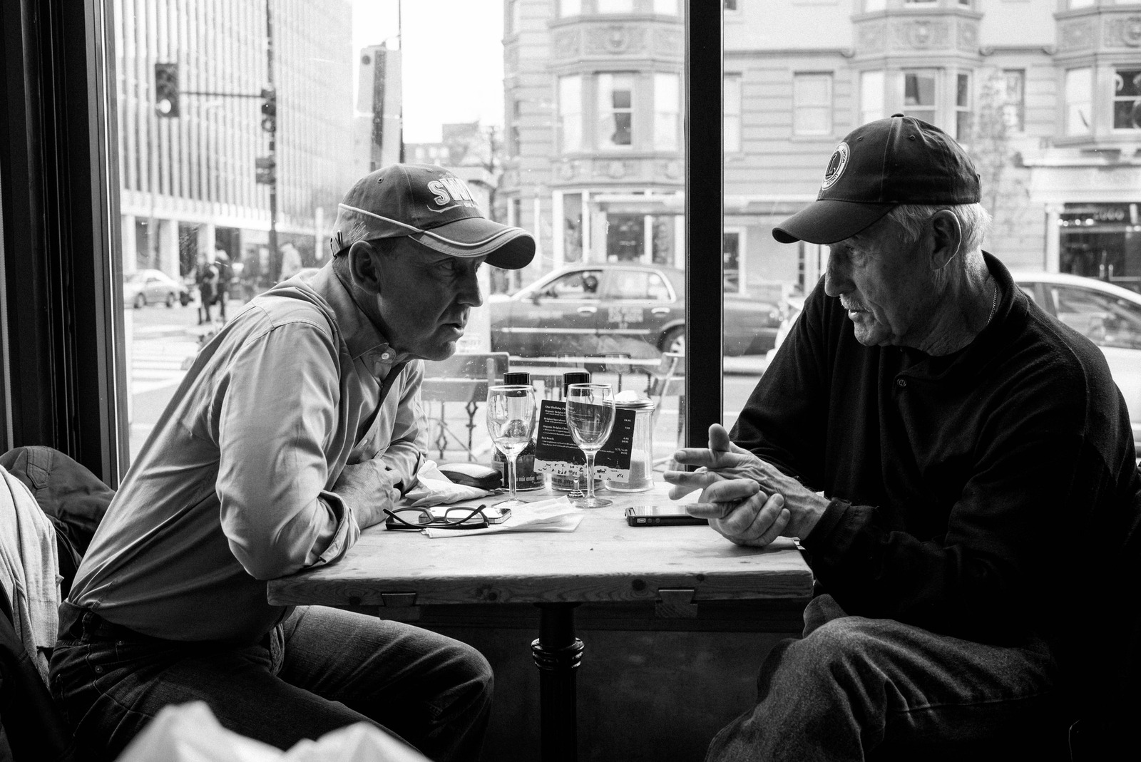 Intimate Conversations in Monochrome