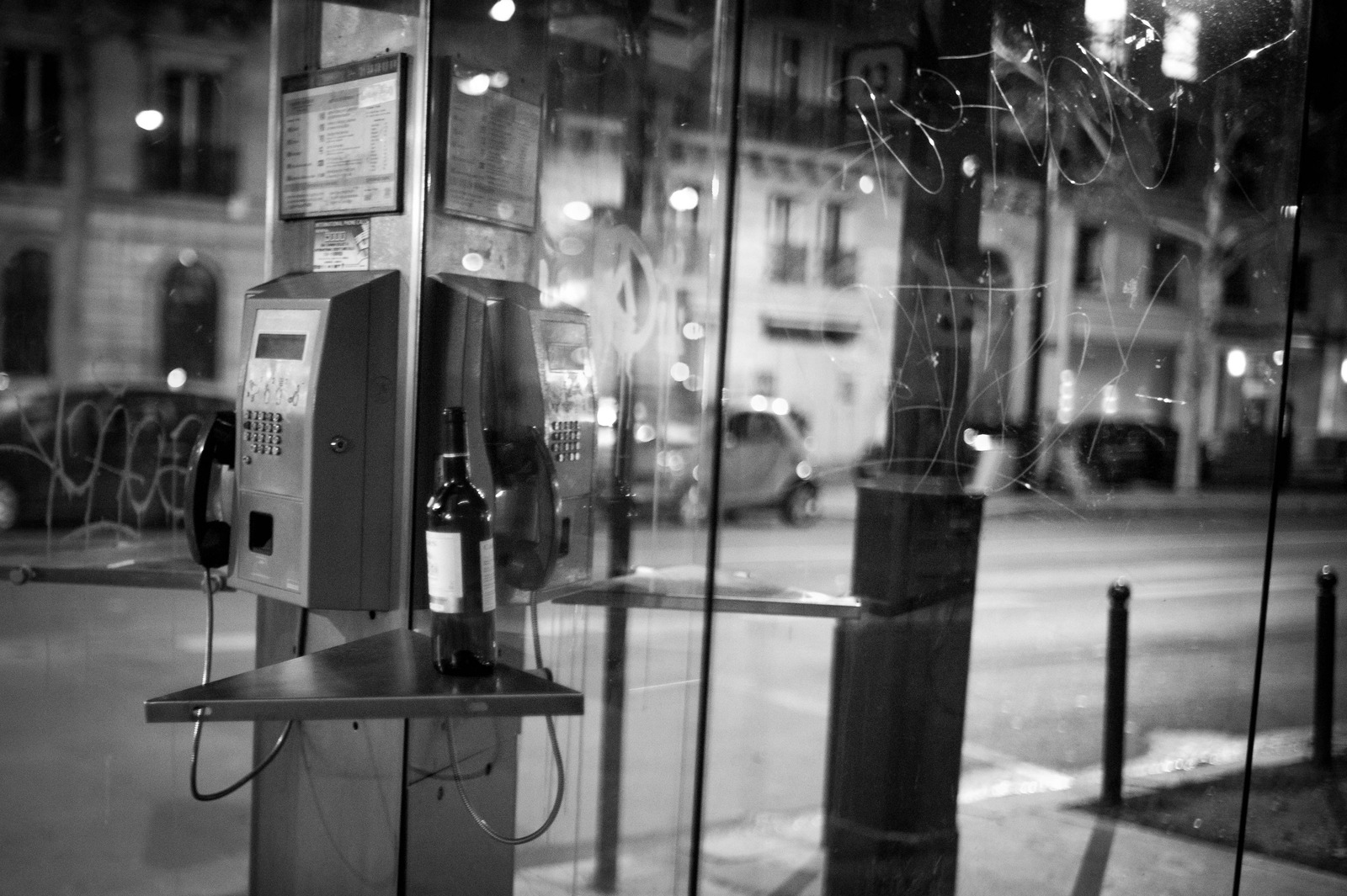 Urban Solitude at Night