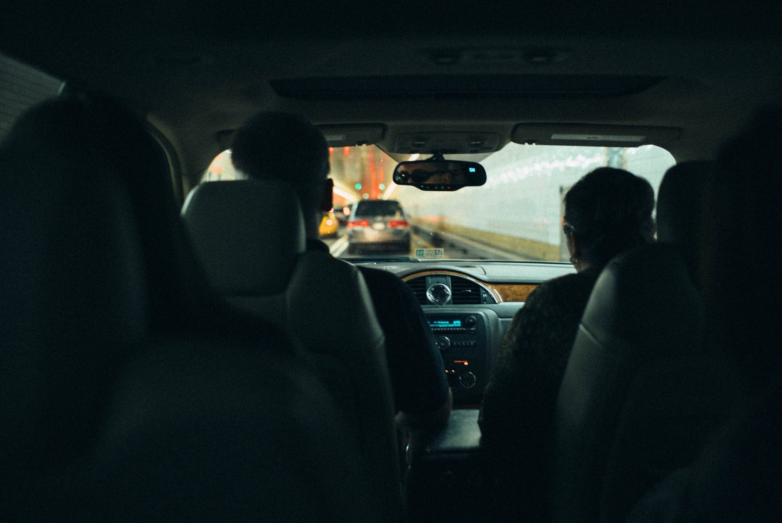 Night Drive Reflections