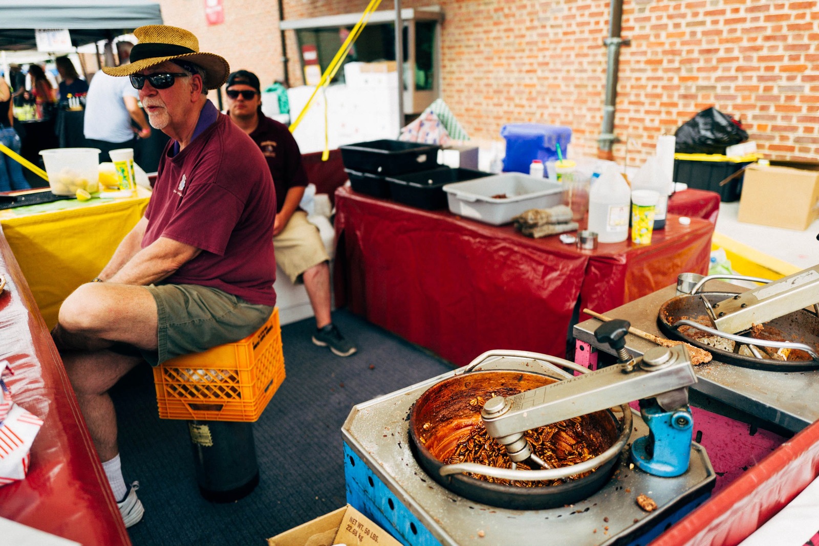 Chill Vibes at the Food Stand
