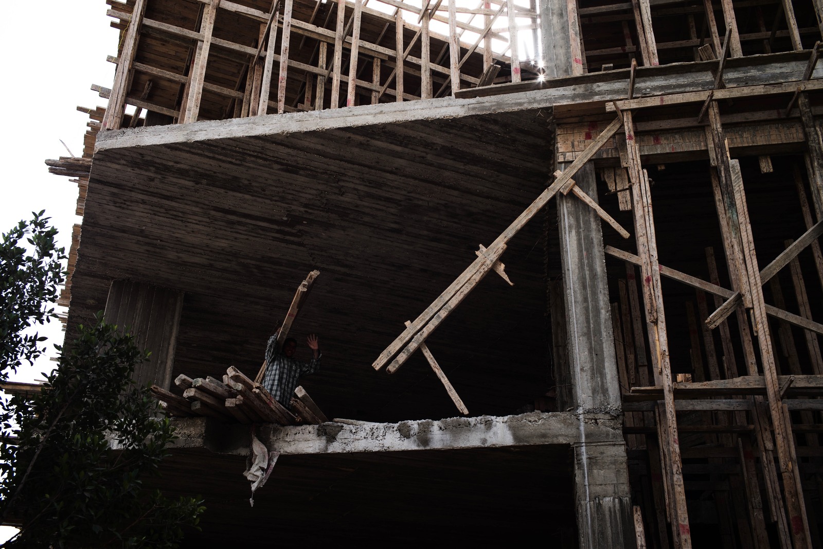 Suspended in Construction