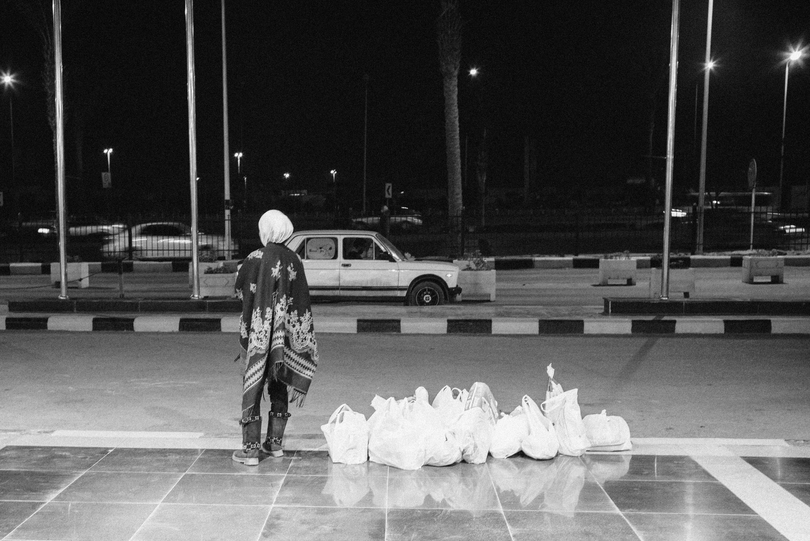 Silent Vigil at Night