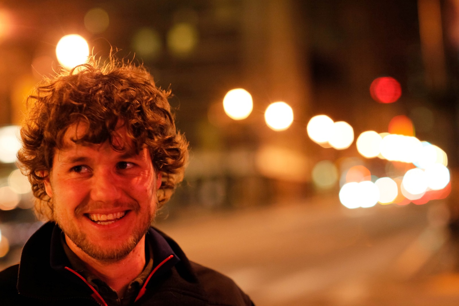 Urban Night Portrait