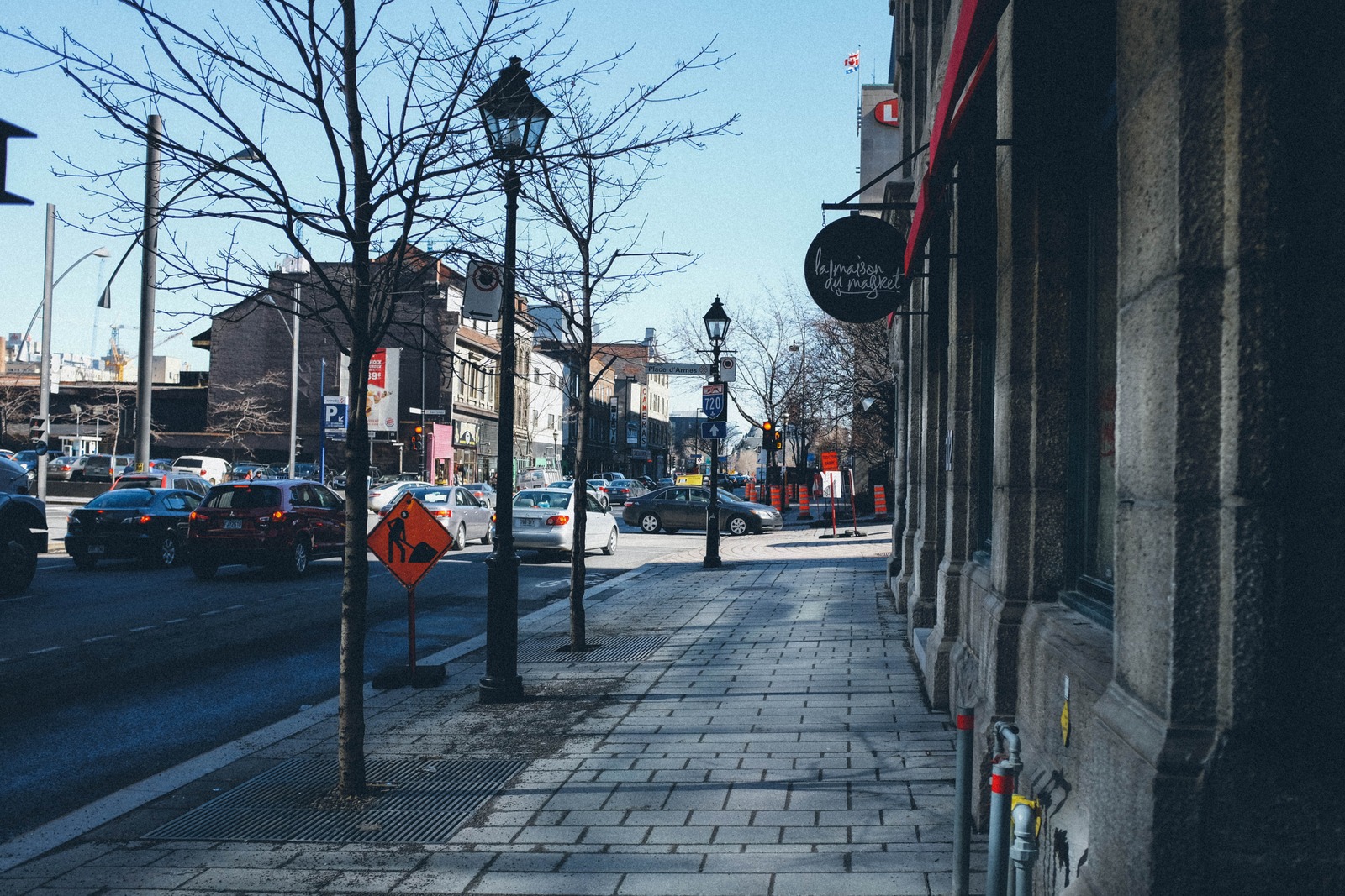 Urban Streetscape in Daylight