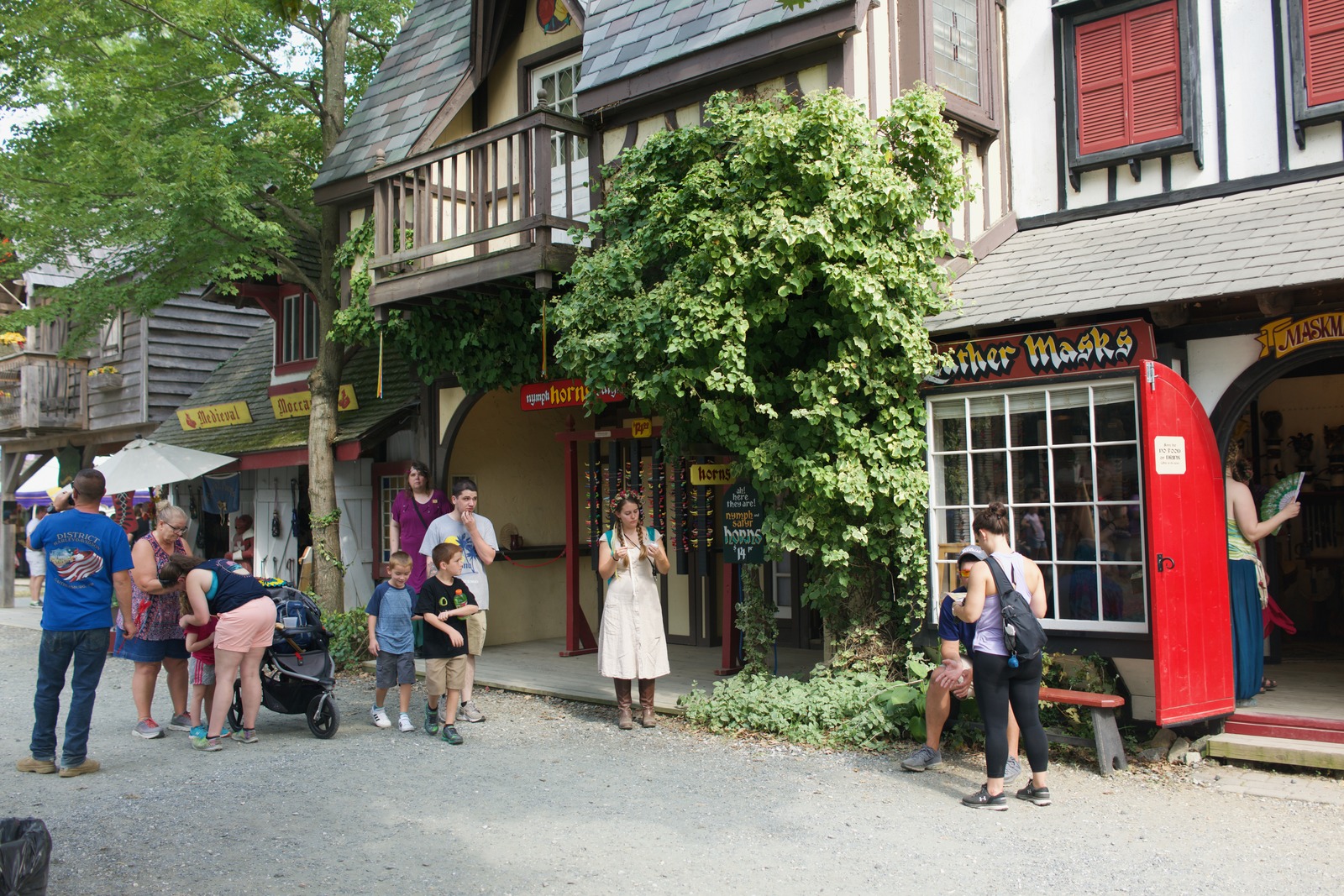 Charming Marketplace Scene