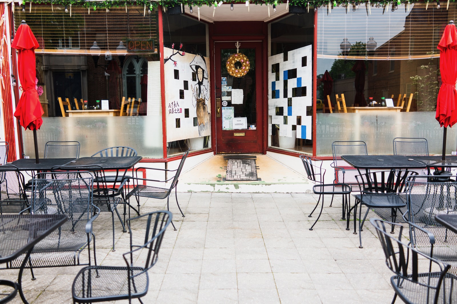 Quiet Café Entrance