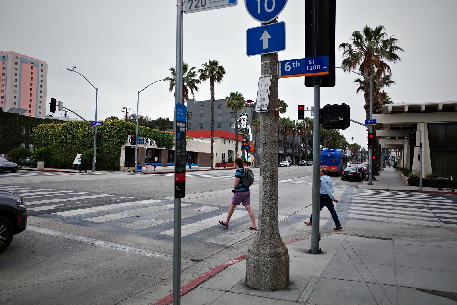Urban Crosswalk Moment
