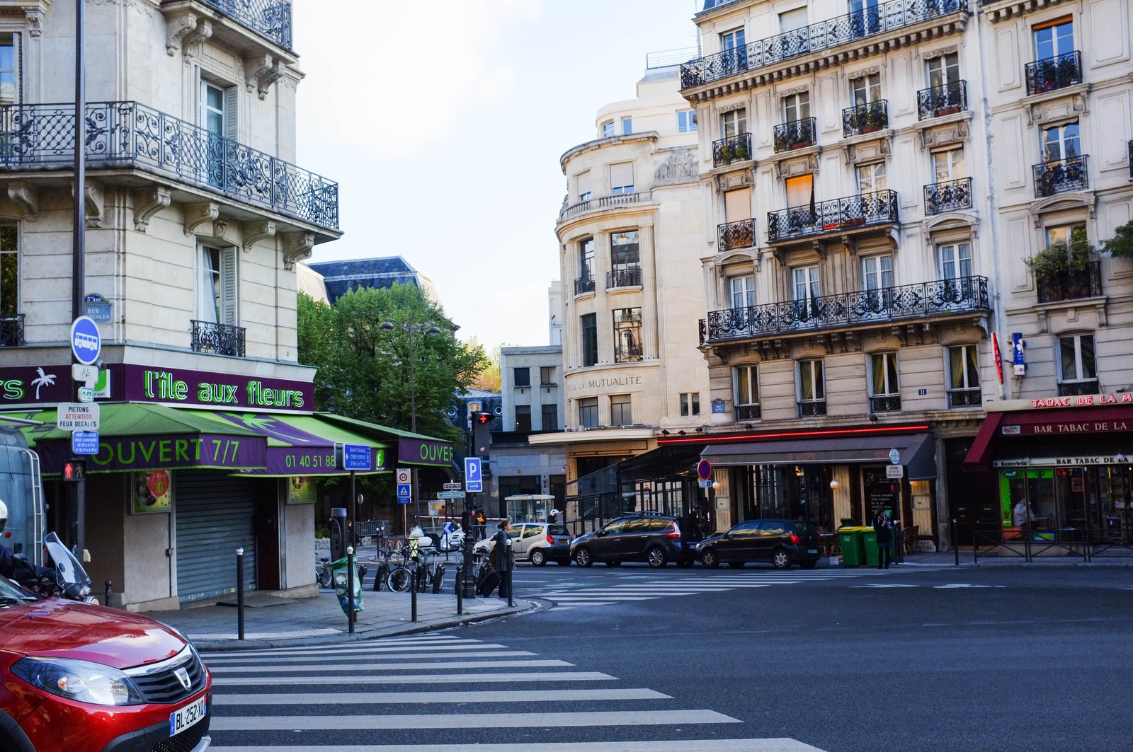 Charming Parisian Street Scene